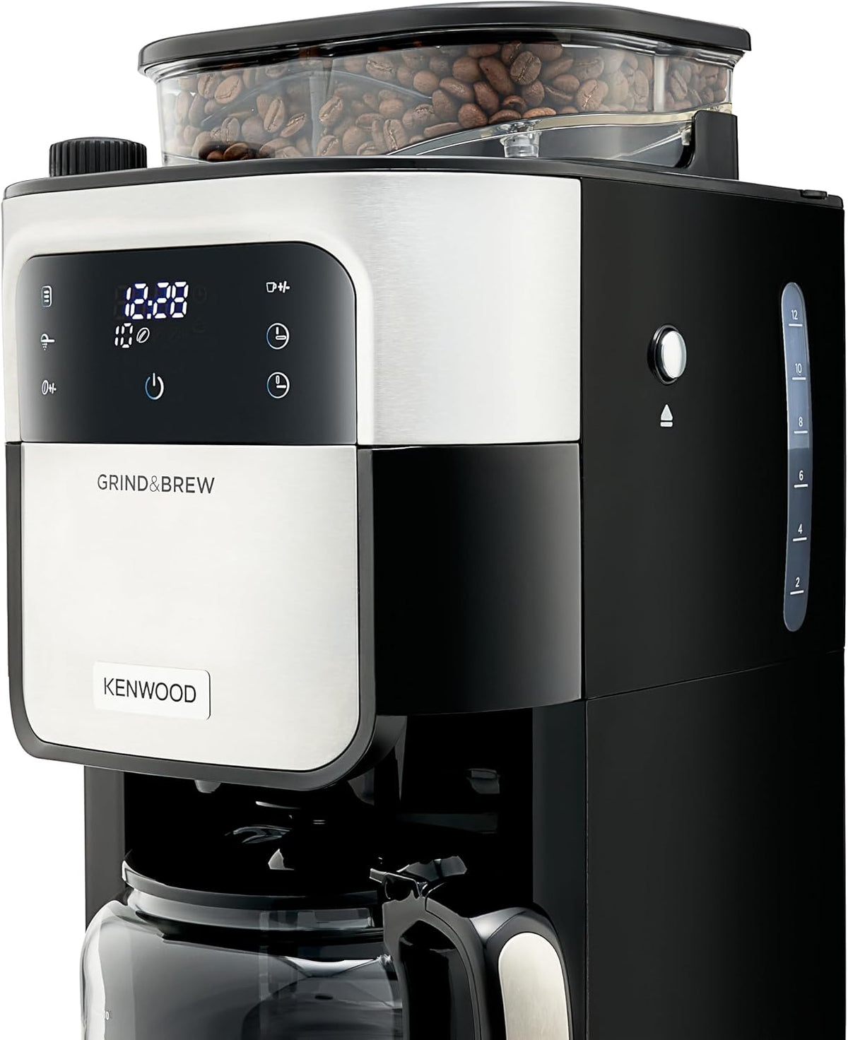 Kenwood Grind & Brew Coffee Maker with Built-in 220g Burr Grinder, 12-Cup Capacity, 1.5L Water Tank, 900W Power, Digital Touch Display – CMM — detail image 4