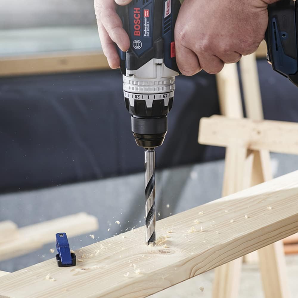 Bosch PointTeQ HSS Drill Bits, 10.5 x 87 x 133 mm, 2 Packs of 5 (10 Total), 2608577273 — detail image 4