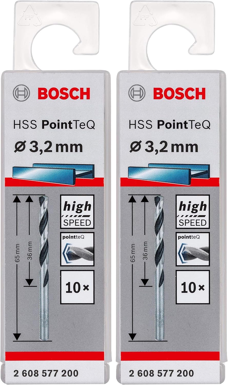 Bosch Accessories Metal Twist Drill Bits, 2608577200 (Pack Of 20) — product view