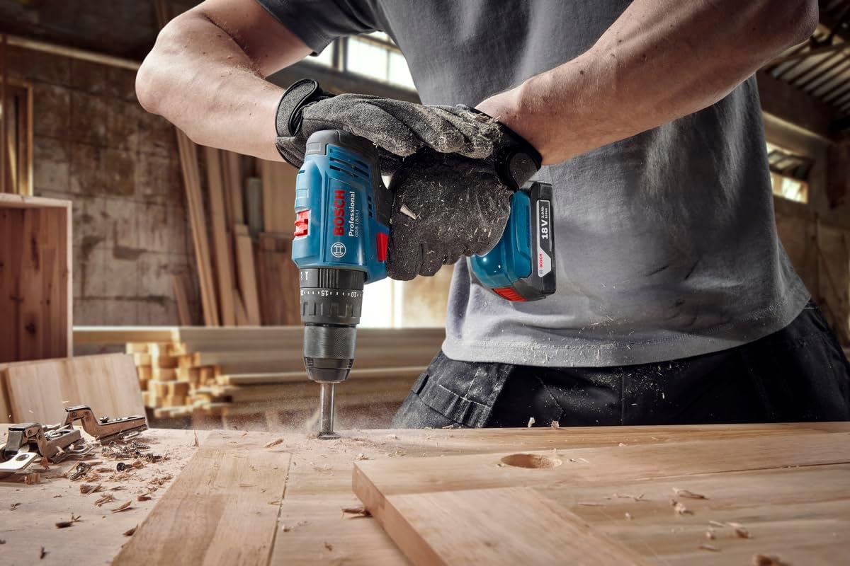 Bosch Cordless Impact Drill/Drivers GSB 183-LI, 2 x battery 1X Charger — detail image 5