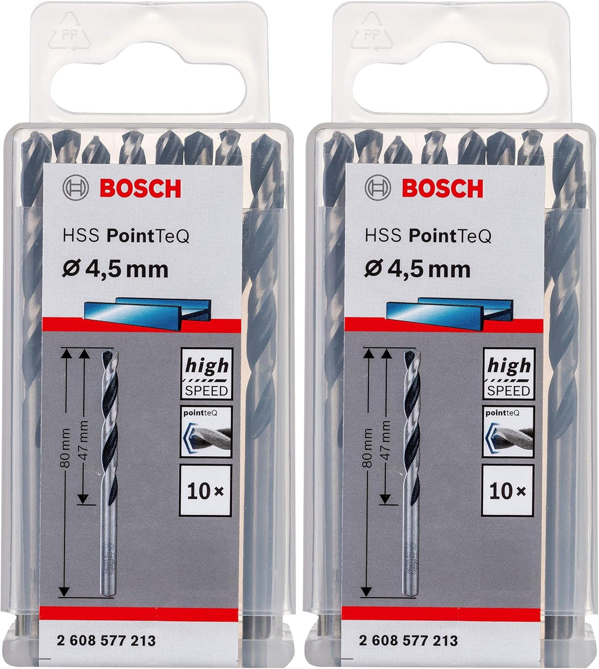 Bosch Pack Of 20 Metal Twist Drill Bits - 2608577213 — product view