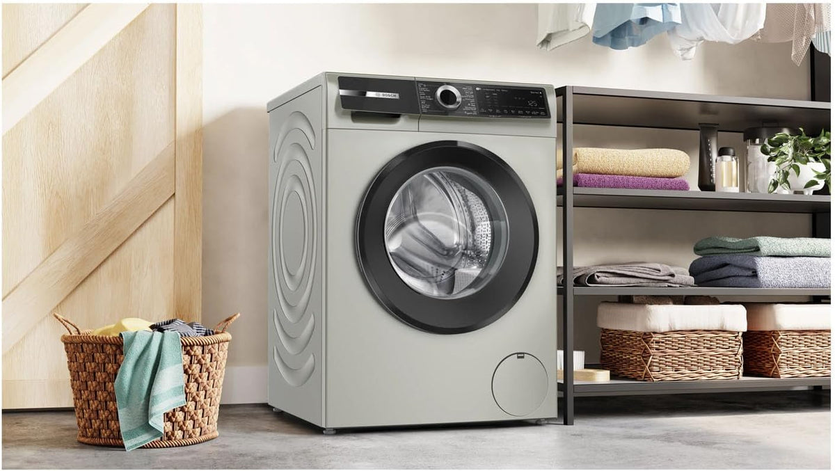 Bosch Front Load Washing Machine, WGK254ZXGC, 10kg, 1400RPM, EcoSilence Drive, Home Connect, Silver, German Engineering — detail image 5