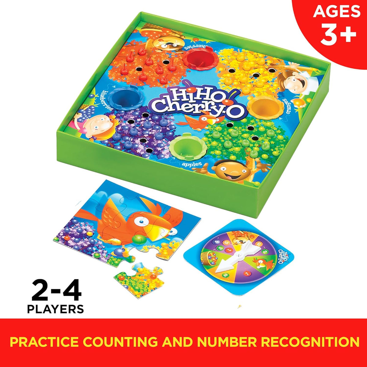 Hasbro Gaming Hi Ho Cherry-O Board Game | Preschool Games for Kids | 2-4 Players for Girls & Boys | Ages 3+ — image 2