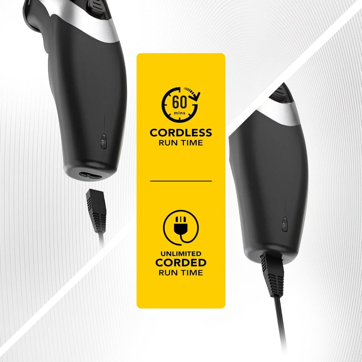 Wahl Clip 'N Rinse Cord/Cordless Hair Clipper for Men, Rechargeable Hair Trimmer, Washable Head Shaver & Grooming Kit, Home Hair Cutting Set - 9639-017 — image 4
