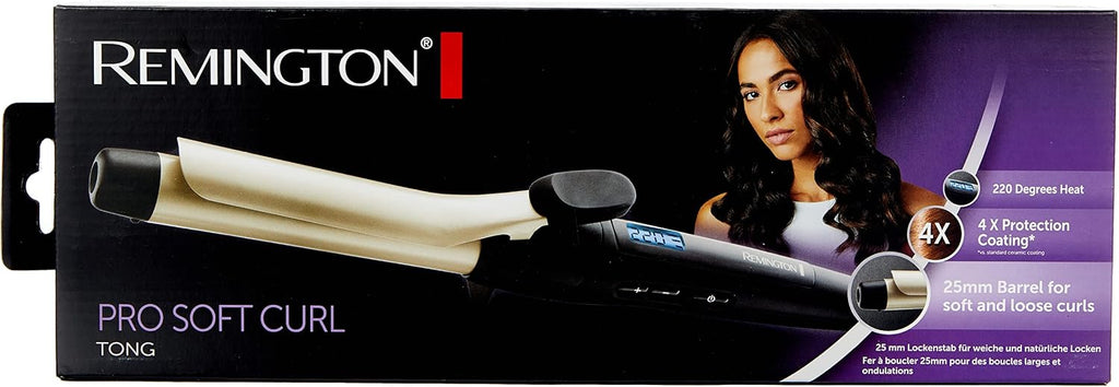 Remington ProCurl Hair Curler [25mm] (4 x Protection: Ceramic, Tourmaline Ionic, Anti-Static, With Clip, LCD Screen, 10 Settings 130-220 °C) Curling Iron CI6325 — image 2