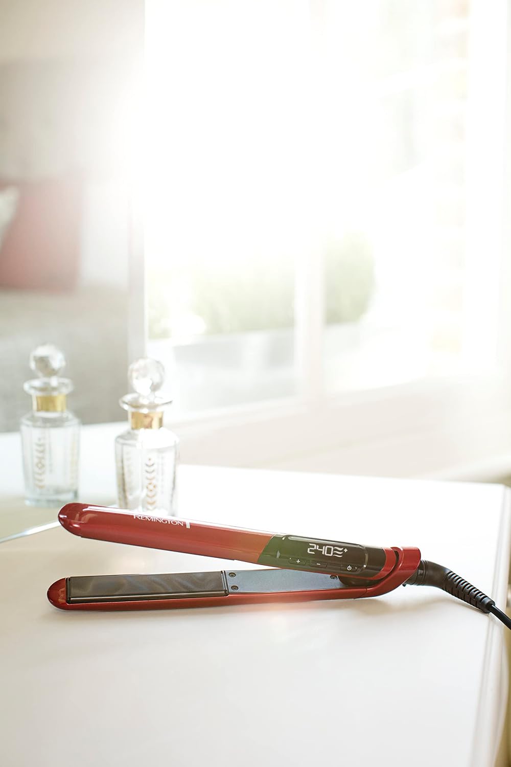 Remington S9600 Silk Hair Straightener, Red — image 2