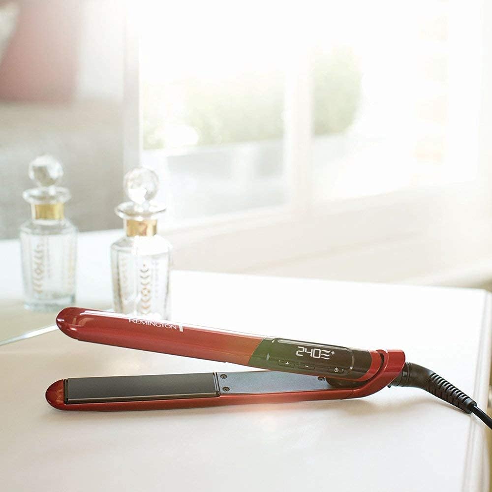 Remington S9600 Silk Hair Straightener, Red — image 4