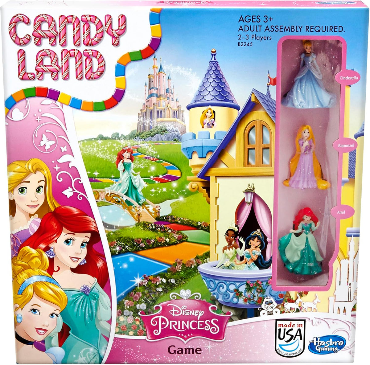 Hasbro Gaming Candy Land Disney Princess Edition Board Game | Preschool Games for 2-3 Players | Family Games for Kids for Boys & Girls | Ages 3+ — image 1