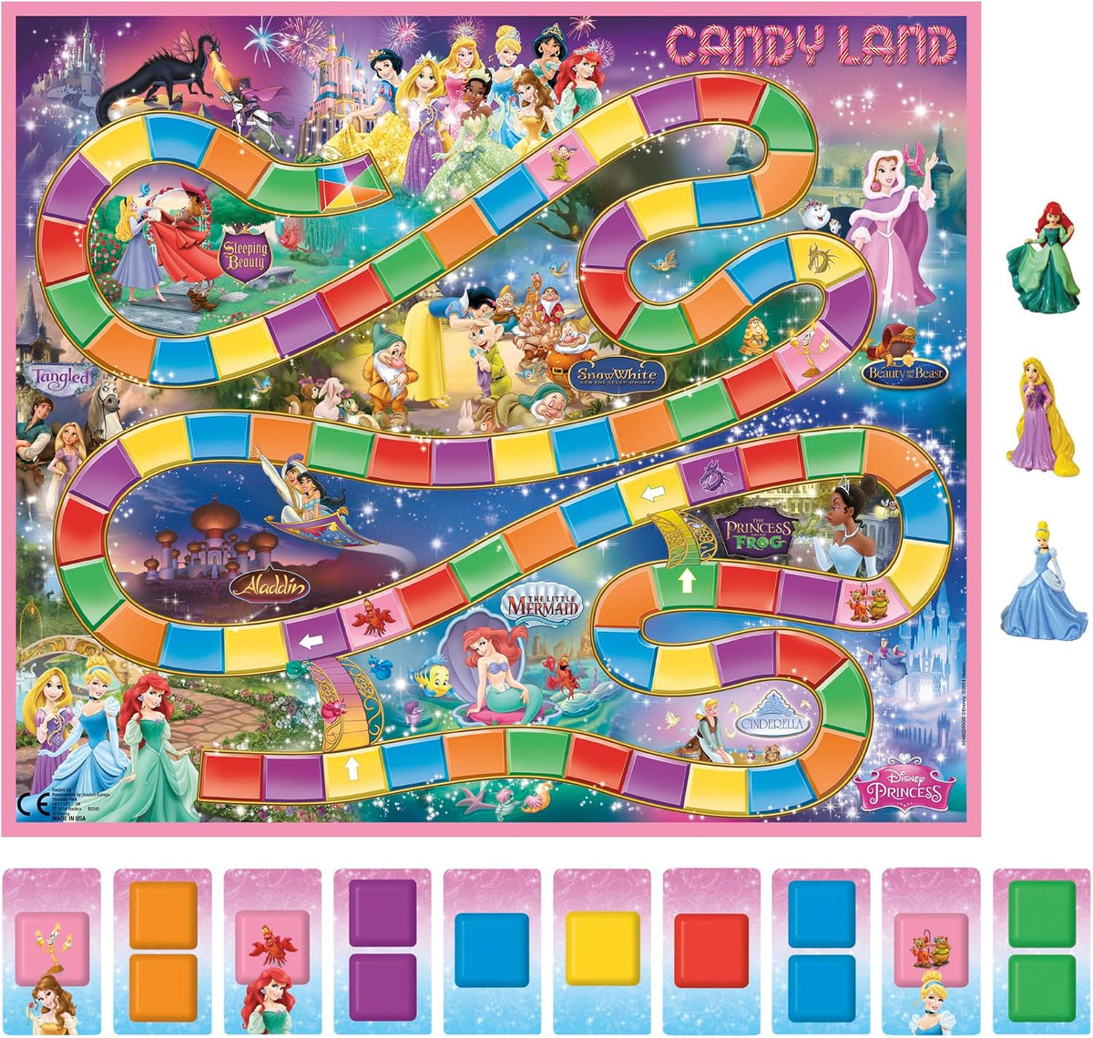 Hasbro Gaming Candy Land Disney Princess Edition Board Game | Preschool Games for 2-3 Players | Family Games for Kids for Boys & Girls | Ages 3+ — image 4