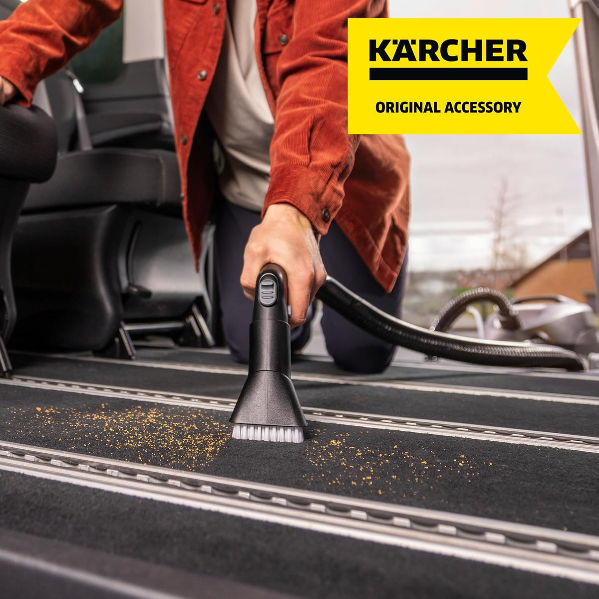 Karcher Suction Brush Kit – Vacuum Cleaner Accessory Set with Round and Upholstery Brushes for Effective Cleaning — image 5