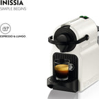 Nespresso Inissia Coffee Machine by Nespresso - Classic White Design, Automatic Capsule System, UAE Version — image 2