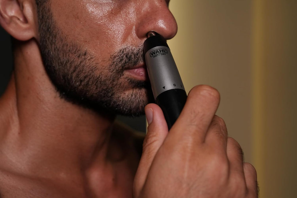 WAHL Nasal & Ear Hair Trimmer for Men & Women - Cordless Nose Trimmer with Detachable & Rinseable Blades, Precision Detailer, Blade Guard, AA Battery Included - Compact & Travel Friendly, 05642-135 — image 3