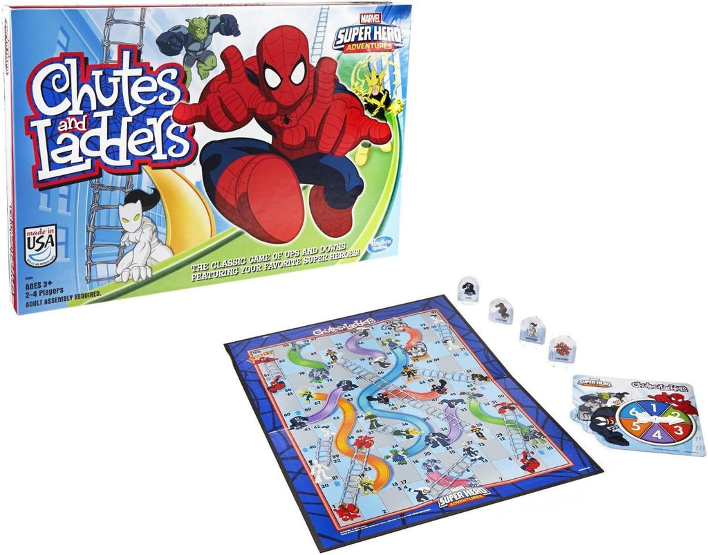 Hasbro Gaming Marvel Spider-Man Web Warriors Chutes & Ladders Game — image 3