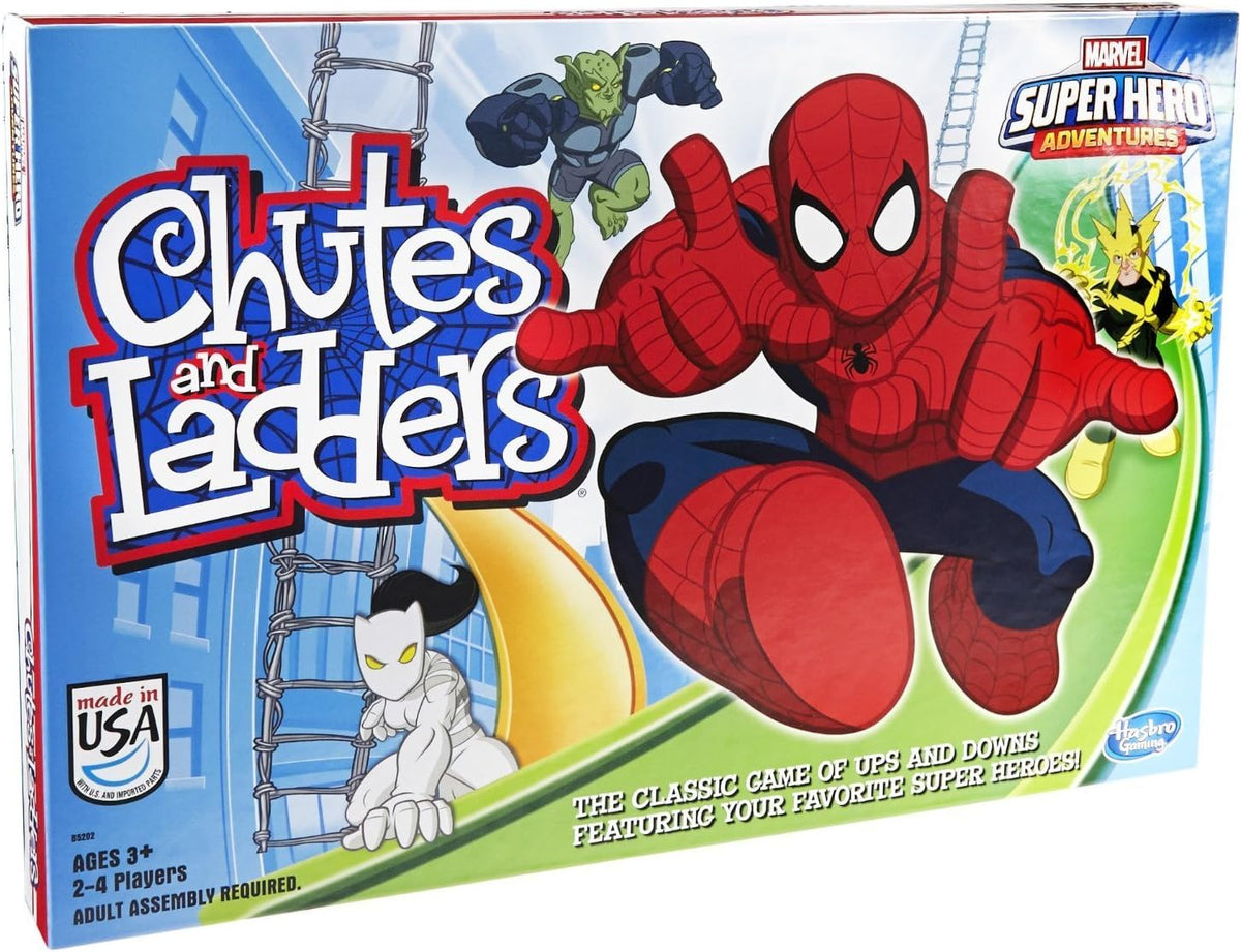 Hasbro Gaming Marvel Spider-Man Web Warriors Chutes & Ladders Game — image 4