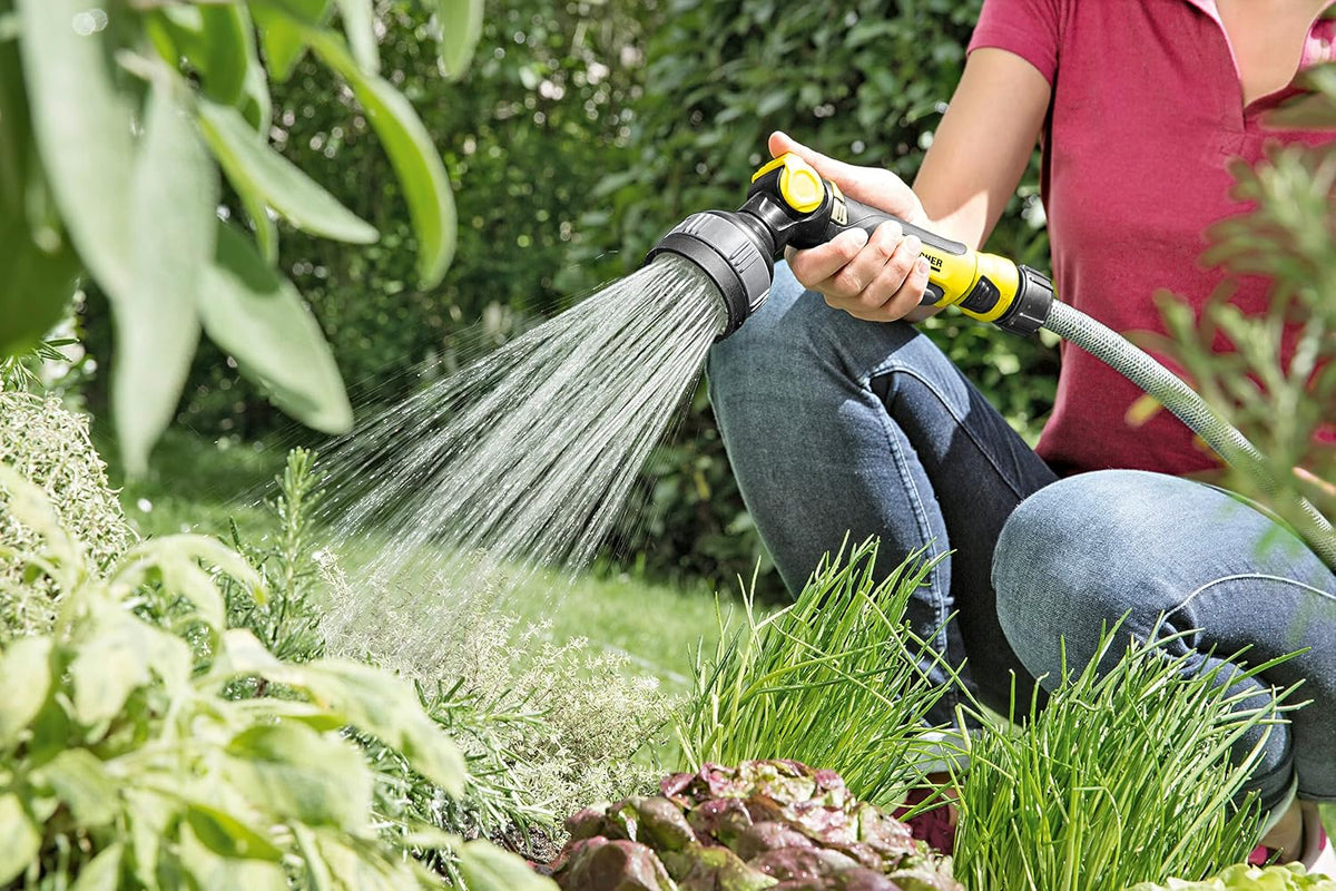 Karcher Multifunctional Spray Gun Set Plus – Adjustable Garden Hose Nozzle Kit with Multiple Spray Patterns for Watering Plants and Cleaning — image 2