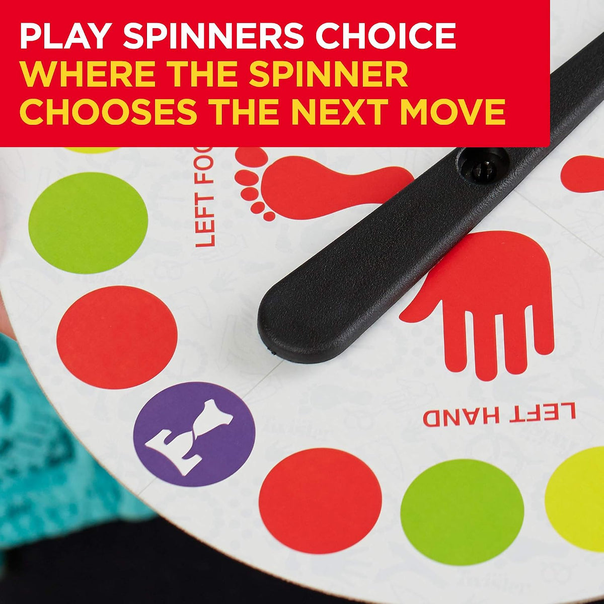 Hasbro Gaming Twister Ultimate: Bigger Mat, More Colored Spots, Family, Kids Party Game Age 6+; Compatible With Alexa — image 5
