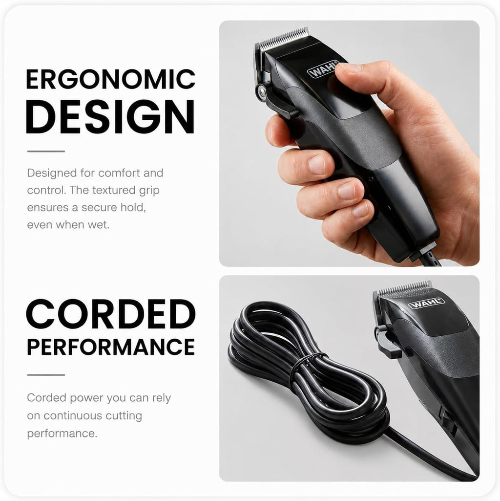 Wahl Sure Cut Corded Hair Clipper, 16-Piece Home Haircutting Kit — image 3