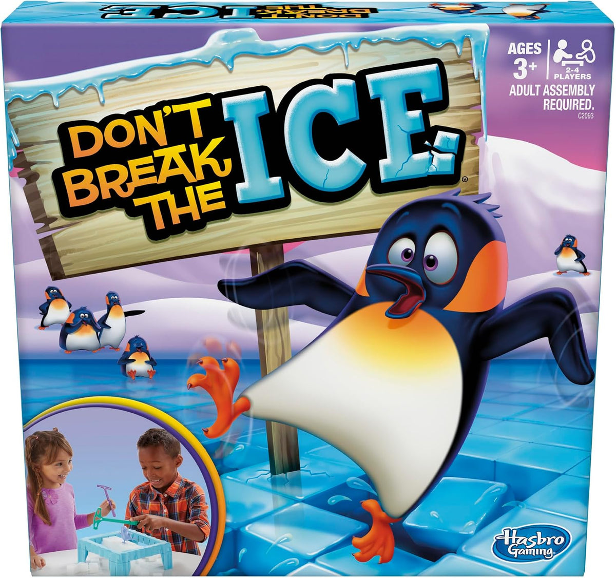 Hasbro Gaming Don't Break The Ice Preschool Game, Board Games for Kids Ages 3 and Up — image 1
