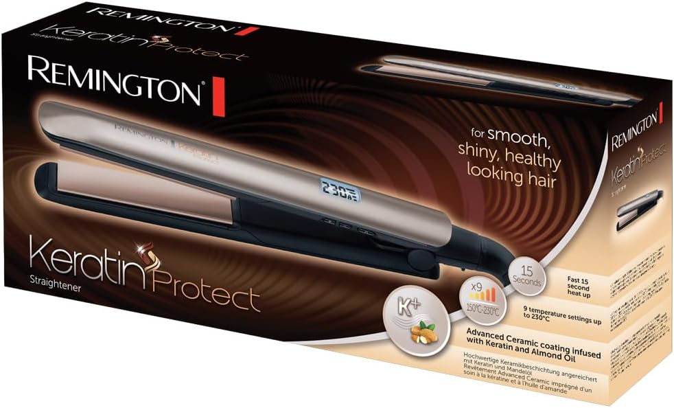 Remington S8540 Keratin Protect Hair Straightener, Bronze and Rose Gold — image 2