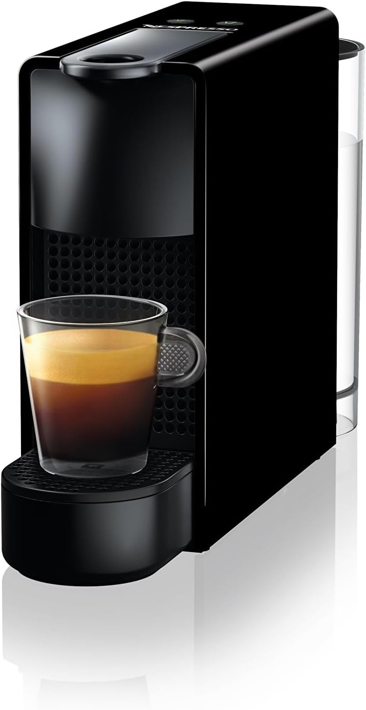 Nespresso Essenza Mini Coffee Machine, 0.6L Water Tank, 240 Volts, Sleek Piano Black Finish, Fast Brewing, UAE Version — image 1