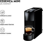 Nespresso Essenza Mini Coffee Machine, 0.6L Water Tank, 240 Volts, Sleek Piano Black Finish, Fast Brewing, UAE Version — image 2