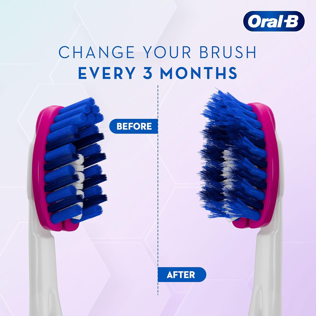 Oral-B 3D White Luxe Pro-Flex Medium Manual Toothbrush, Pack of 2 Package design may vary — image 6