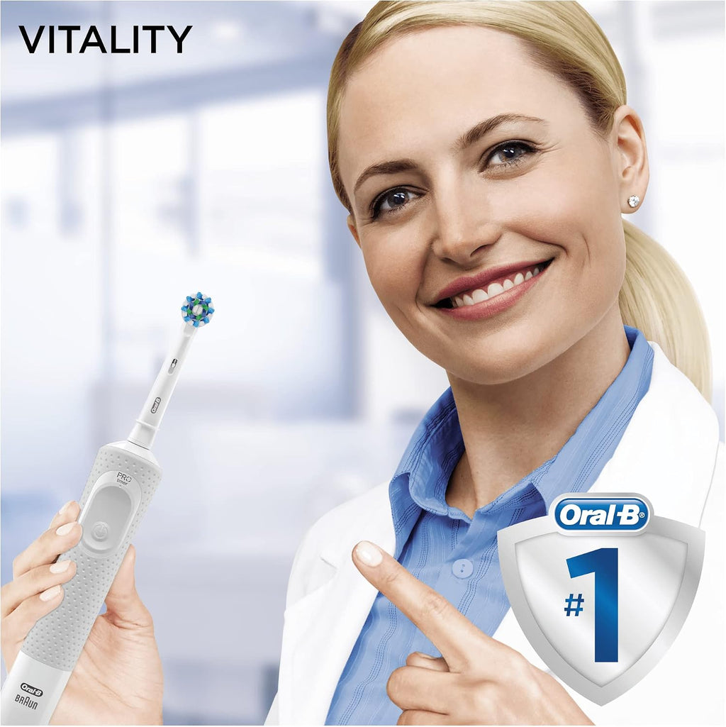 Oral-B Vitality 100 Electric Rechargeable Toothbrush, White (With Uae 3 Pin Plug) — image 4