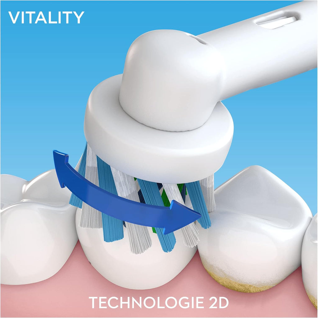 Oral-B Vitality 100 Electric Rechargeable Toothbrush, White (With Uae 3 Pin Plug) — image 3