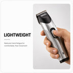 WAHL Silver Trim Rechargeable Beard Trimmer for Men Cordless | Precision Stainless Steel Blades | 13 Adjustable Cutting Lengths (0.5-11 mm) | Slim & Durable Design with Accessory Stand - 09891-017 — image 7