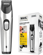 WAHL Silver Trim Rechargeable Beard Trimmer for Men Cordless | Precision Stainless Steel Blades | 13 Adjustable Cutting Lengths (0.5-11 mm) | Slim & Durable Design with Accessory Stand - 09891-017 — image 1