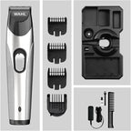 WAHL Silver Trim Rechargeable Beard Trimmer for Men Cordless | Precision Stainless Steel Blades | 13 Adjustable Cutting Lengths (0.5-11 mm) | Slim & Durable Design with Accessory Stand - 09891-017 — image 8