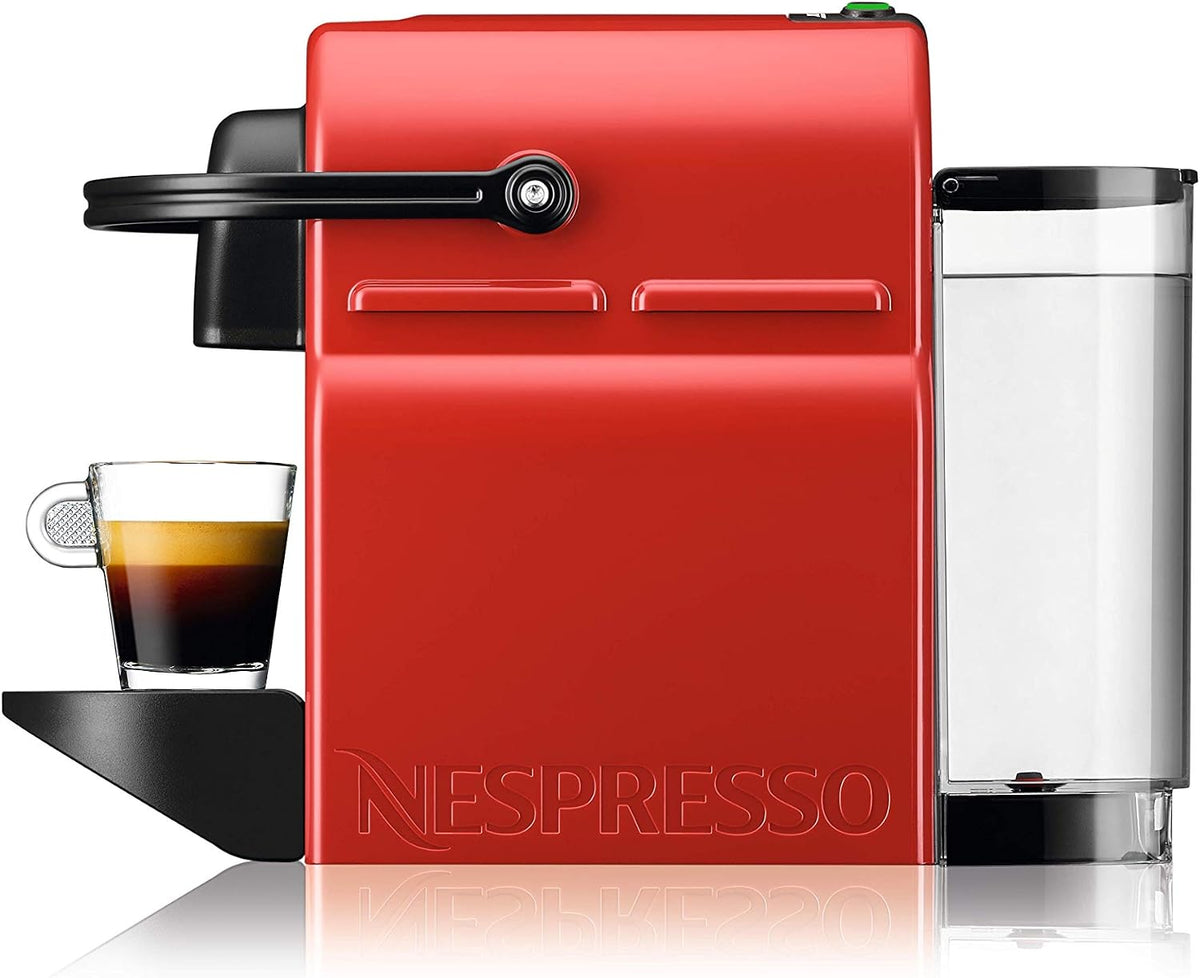 Nespresso Inissia C40 Red Coffee Machine - Automatic Capsule Brewing, Compact Design, UAE Version — image 7