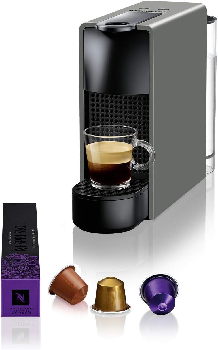 Nespresso Essenza Mini Coffee Machine by Nespresso - Modern Grey Design, Compact Automatic Brewing, UAE Version — image 1