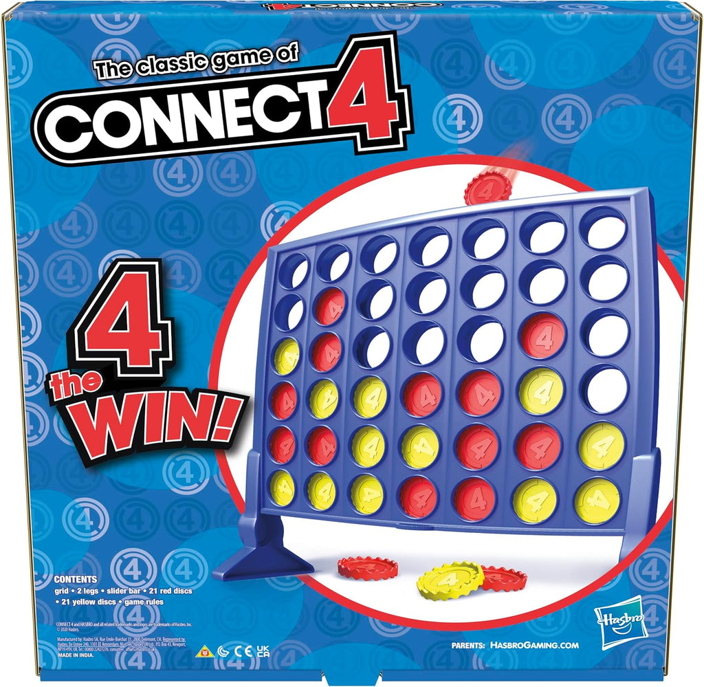 Connect 4 - Hasbro Gaming - Strategy Board Game for 2 Players, Get 4 in a Row, Board Games & Puzzles, Toys for Kids, Boys and Girls Ages 6 & Up — image 4