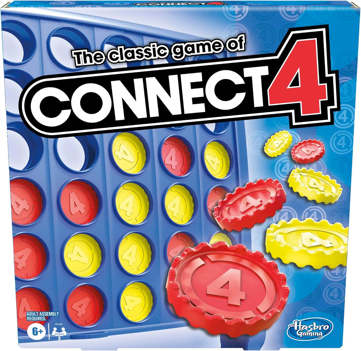 Connect 4 - Hasbro Gaming - Strategy Board Game for 2 Players, Get 4 in a Row, Board Games & Puzzles, Toys for Kids, Boys and Girls Ages 6 & Up — image 3