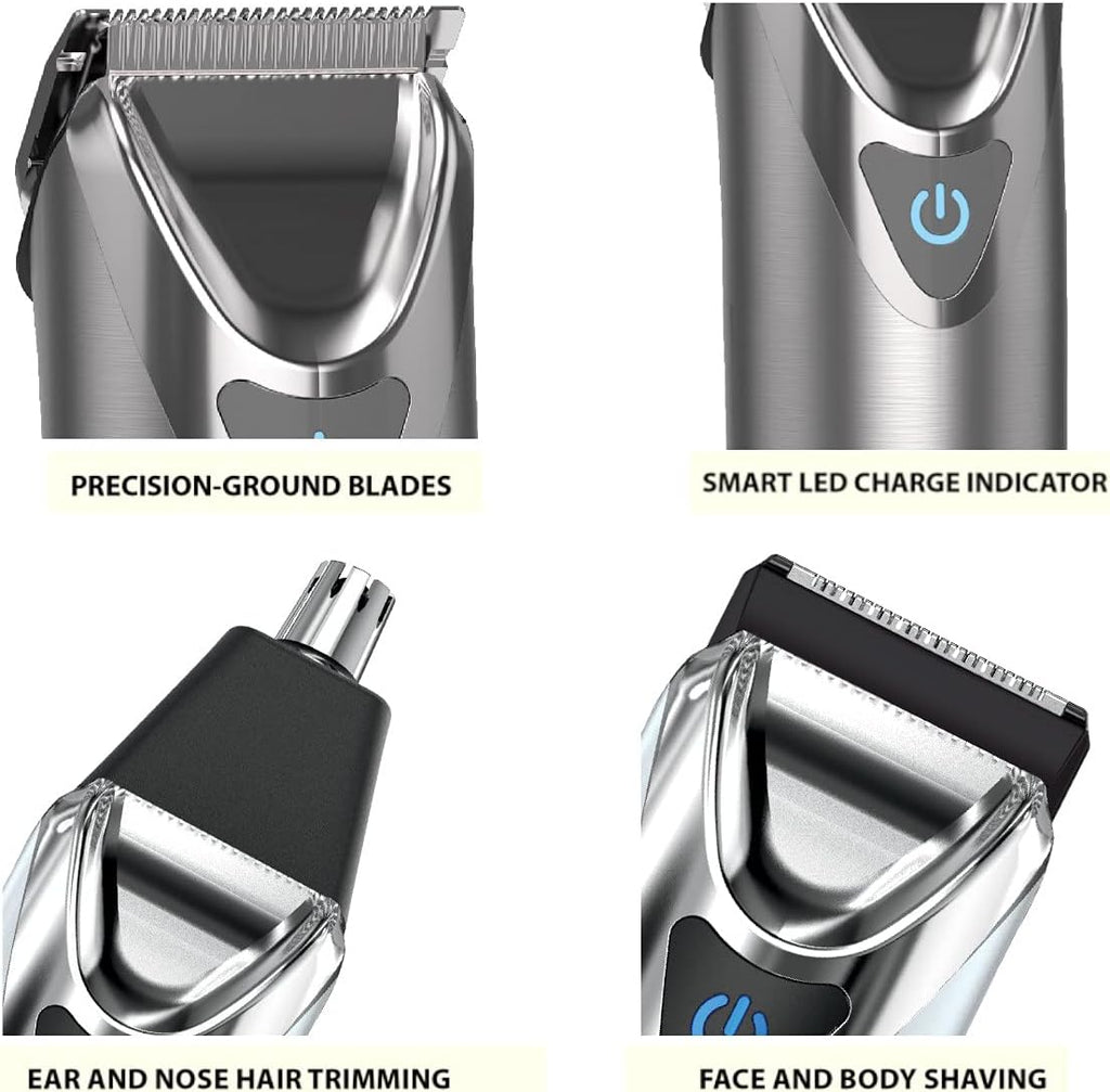 Wahl Lithium Ion Stainless Steel Rechargeable Grooming Kit, 6-Hour Runtime — image 4