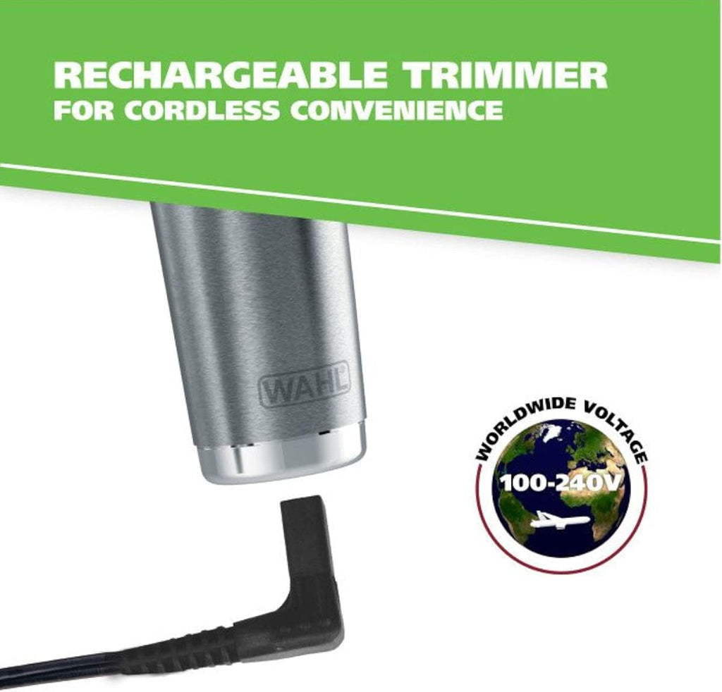 Wahl Lithium Ion Stainless Steel Rechargeable Grooming Kit, 6-Hour Runtime — image 5
