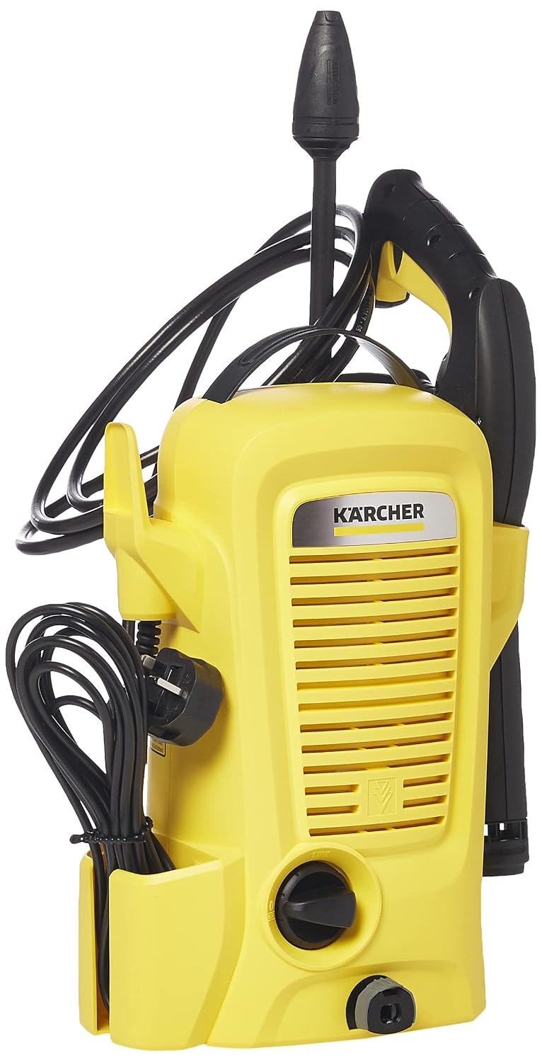 Karcher Pressure Washer 110 Bar, 1400W For Occasional Home Cleaning, Karcher K2 Universal- Yellow — image 1
