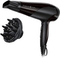 Remington D3198 Ionic Dry 2200W Hair Dryer with Concentrator and Diffuser, Black — image 1