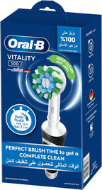 Oral-B Vitality 100 Black Electric Rechargeable Toothbrush, With Uae 3 Pin Plug — image 7
