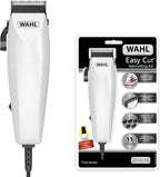 WAHL Easy Cut 11-piece complete hair clipper kit, Self-sharpening Blades Hair Cutting Kit, Adjustable taper lever for multiple cutting lengths,6 Guide Combs, White, 09314-3327 — image 1