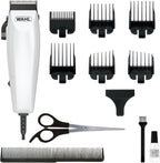 WAHL Easy Cut 11-piece complete hair clipper kit, Self-sharpening Blades Hair Cutting Kit, Adjustable taper lever for multiple cutting lengths,6 Guide Combs, White, 09314-3327 — image 2