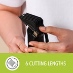 WAHL Easy Cut 11-piece complete hair clipper kit, Self-sharpening Blades Hair Cutting Kit, Adjustable taper lever for multiple cutting lengths,6 Guide Combs, White, 09314-3327 — image 3