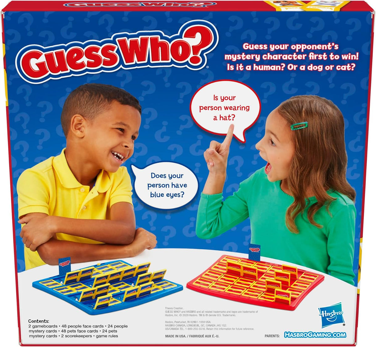 Hasbro Gaming Guess Who? People & Pets Board Game Edition | The Original Guessing Game for Girls & Boys | Ages 6+ — image 2