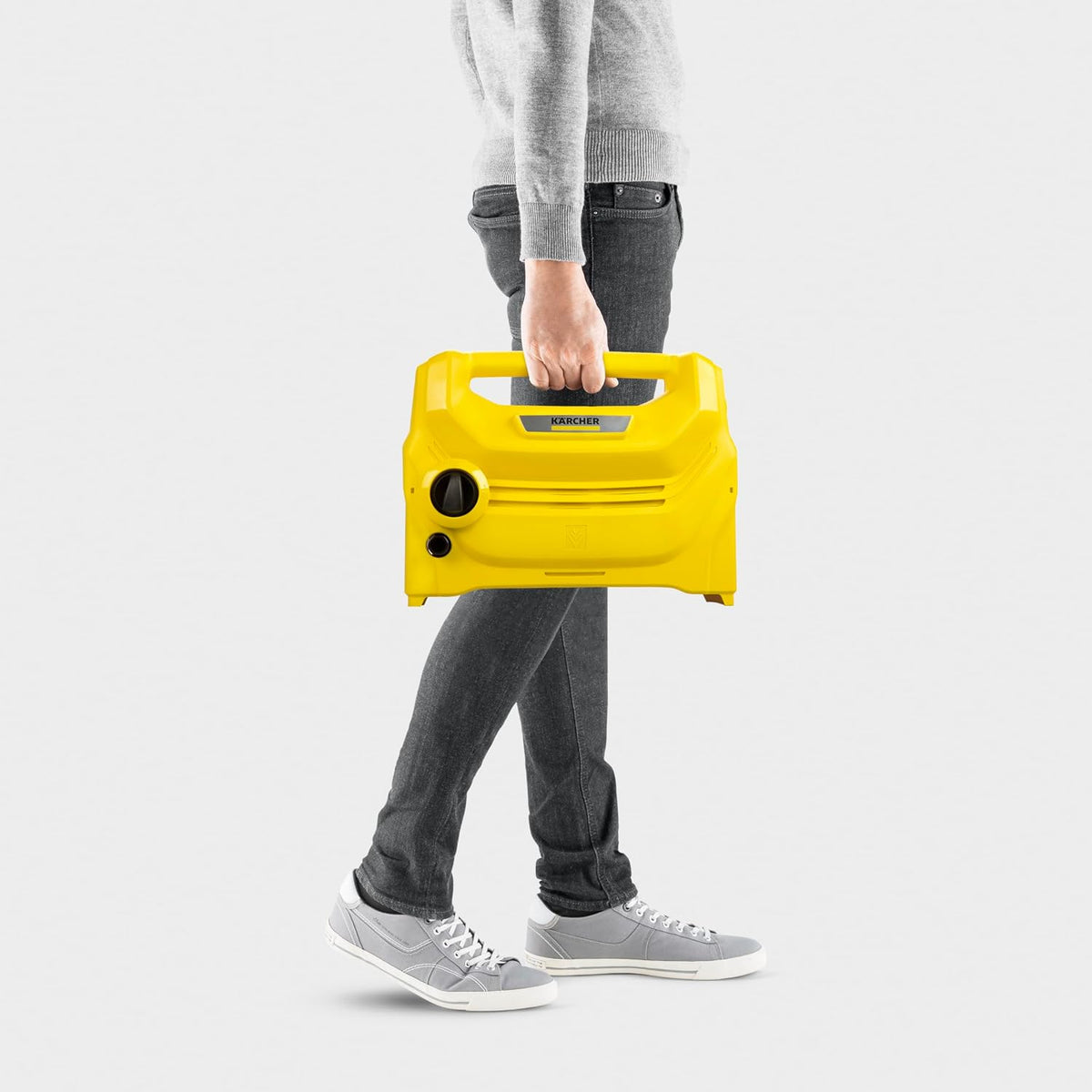 Karcher K 1 Horizontal Pressure Washer – Compact Lightweight Power Washer for Home and Garden Cleaning — image 3