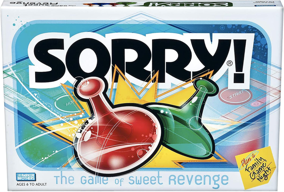 Hasbro Gaming Sorry! Parker Brothers Family Board Game for 2 to 4 Players Ages 6 and Up — image 1