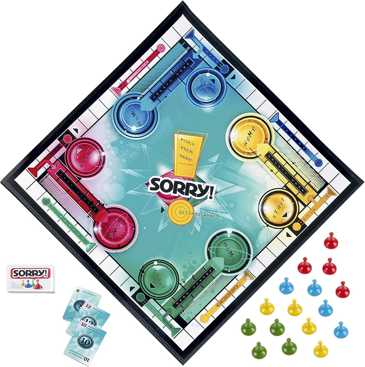 Hasbro Gaming Sorry! Parker Brothers Family Board Game for 2 to 4 Players Ages 6 and Up — image 2