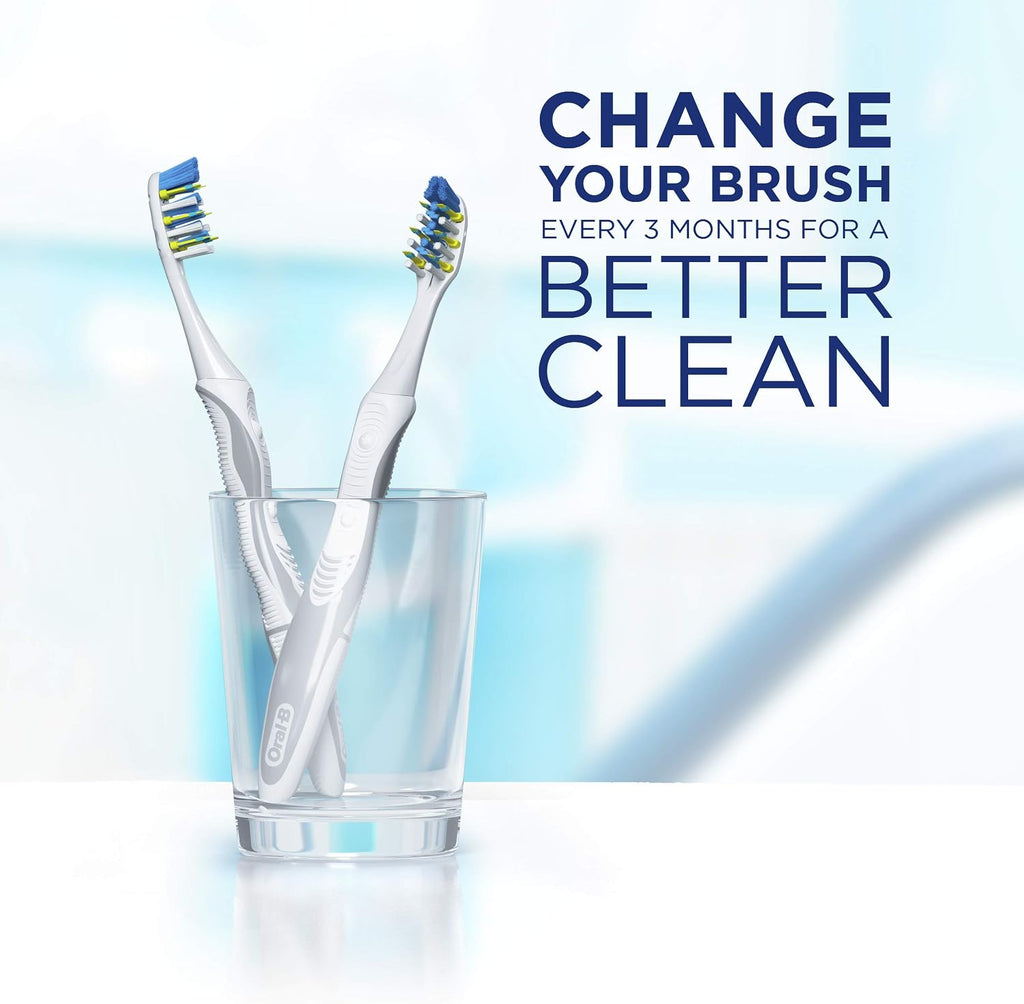Oral-B Pro-Expert Bacteria Blast Medium Manual Toothbrush Multicolour 2 PCS — image 6