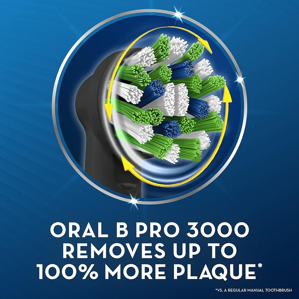 Oral-B Pro Clean 3 3000 Electric Toothbrush with Travel Case, Black Color, Rechargeable, with Built-in Timer — image 5