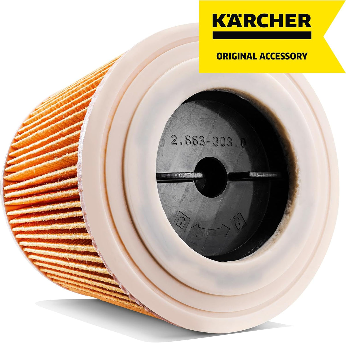 Kärcher Original Cartridge Filter KFI 3310: 1 piece, custom-fit for Kärcher Wet and Dry Vacuum Cleaners and Carpet Cleaners, SKU 2.863-303.0 — image 5